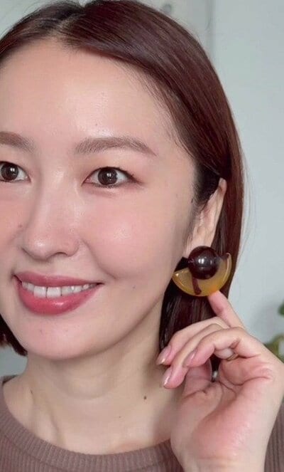 動画の最後に披露された目元の仕上がり