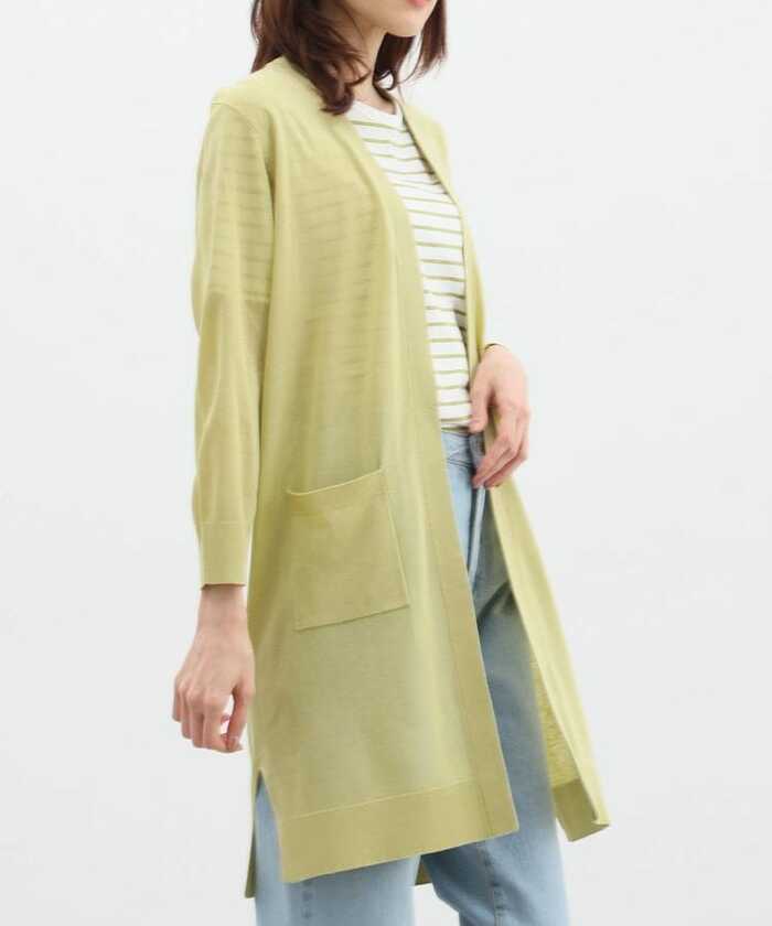 8分袖ロングトッパー