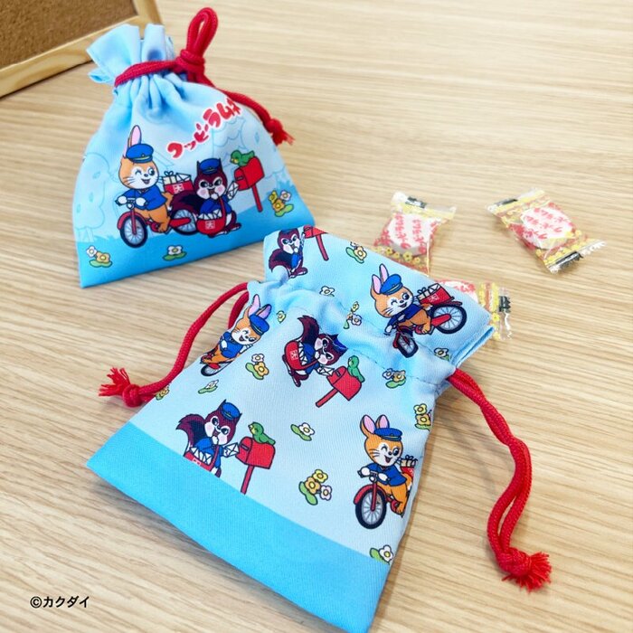 クッピーラムネ ラムネ入り巾着・クピラムフレンズ ラムネ入り巾着