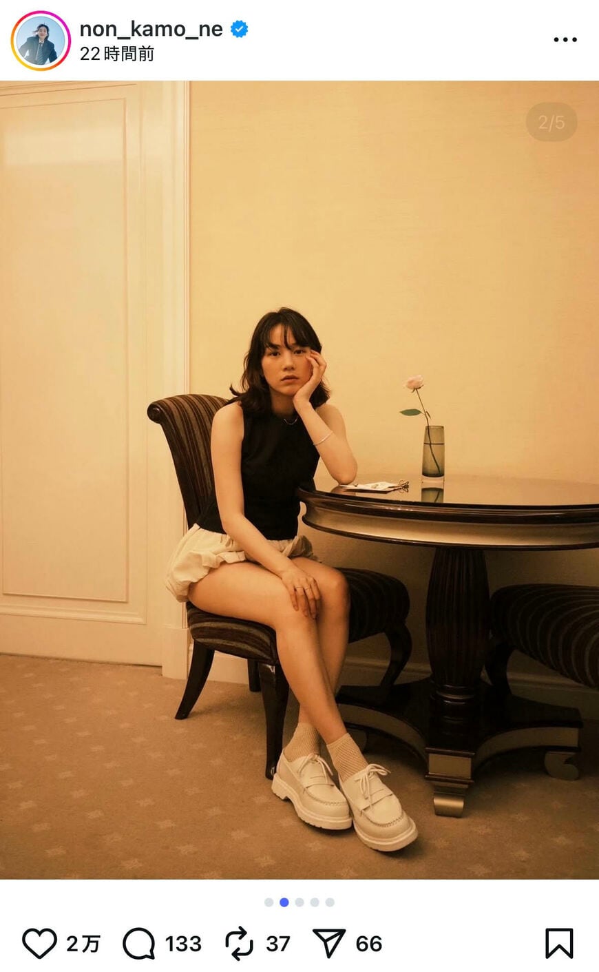 出所：のんのInstagram（＠non_kamo_ne）参照日：2025年10月6日