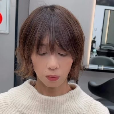 【変身】女性がドライパーマでスタイルチェンジ！乾かすだけで決まるショートが素敵