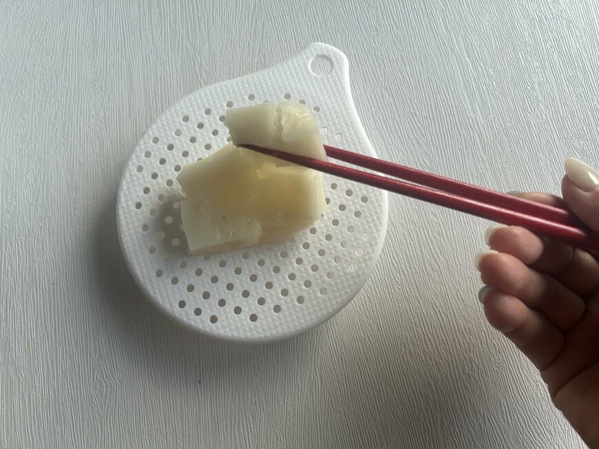 「つきたてみたいに、ふっくらもちもち。」