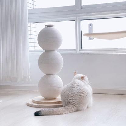 出所：ニトリ公式通販ニトリネット ネコちゃんのネイルケア！お団子爪とぎタイプ！