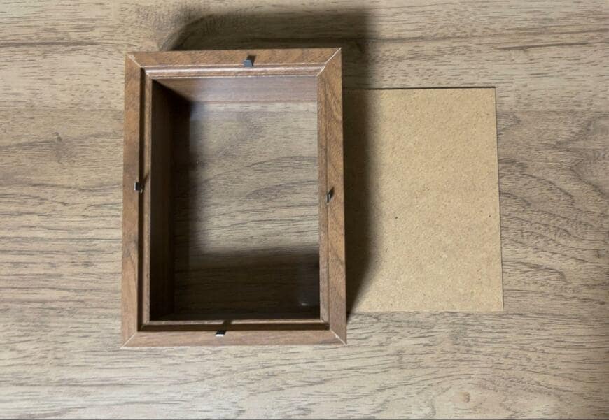 セリア、立体フォトフレームL判 商品画像