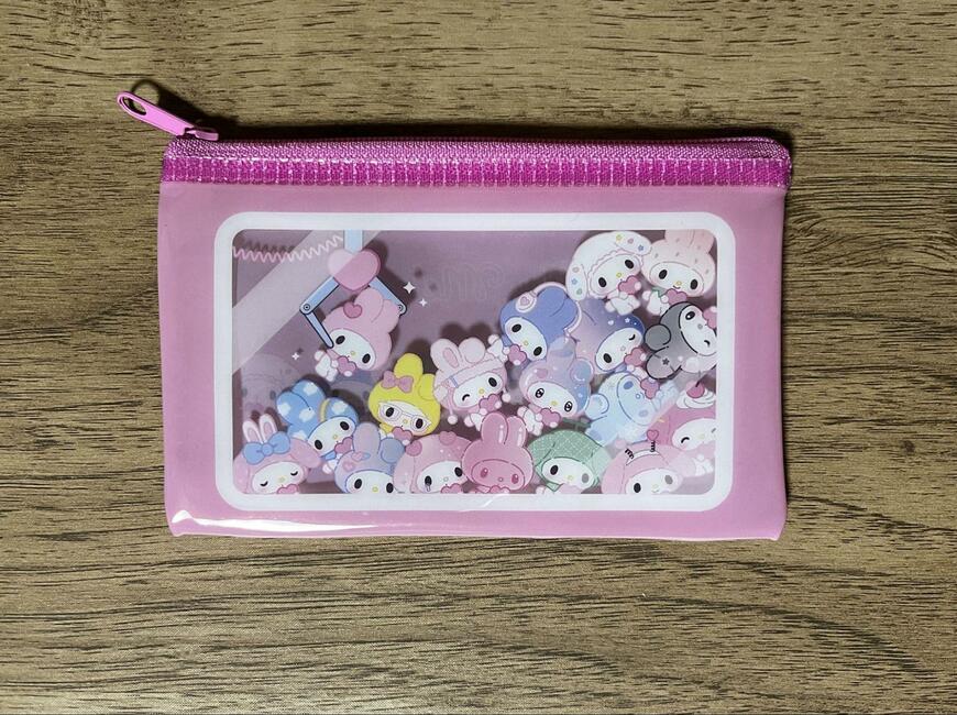 キャンドゥ、フラットポーチ(S) MM ガーリーポップ