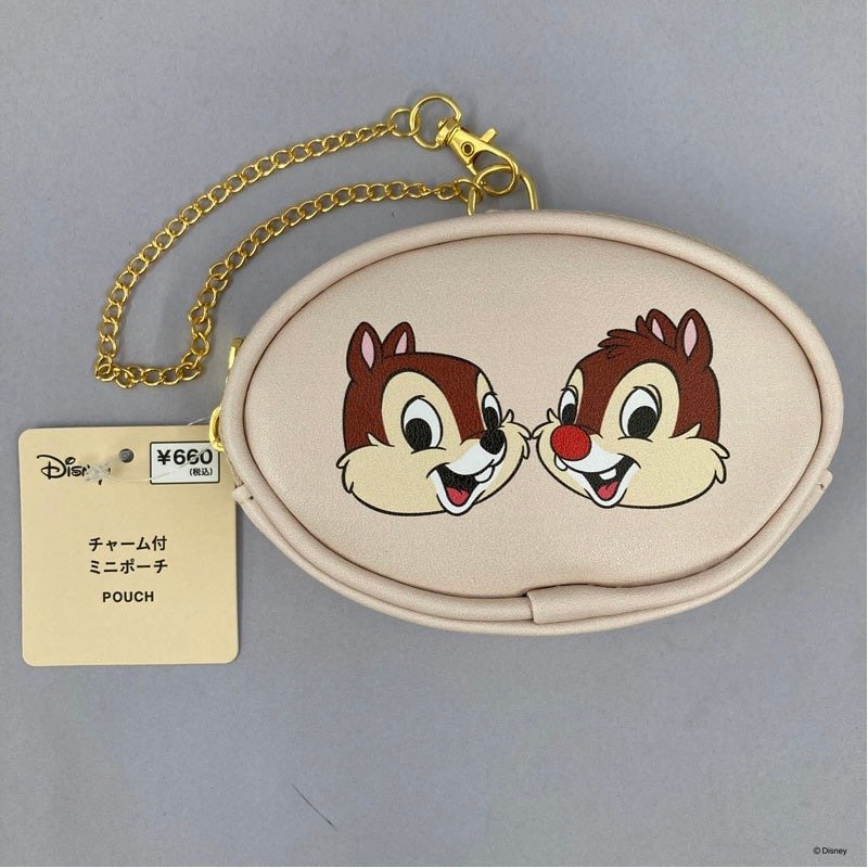 イオン株式会社 ディズニー/チップ&デール チャーム付ミニポーチ