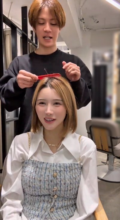 「似合えばいい」と答える女性