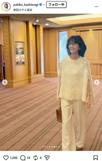 柏木由紀子のInstagram 投稿