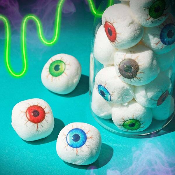 ちょっぴりホラーなヨーグルトゼリー入りマシュマロ