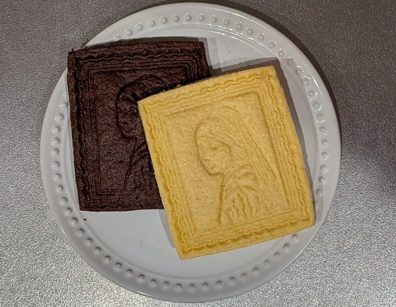 セリア　クッキー抜き型 ムンク＆フェルメール