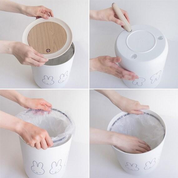 出所：ニトリ公式通販ニトリネット 小物入れにもなる脚付きダストボックス(ミッフィー)