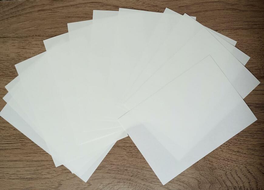 筆者撮影（セリア、剥離紙シート 12枚）