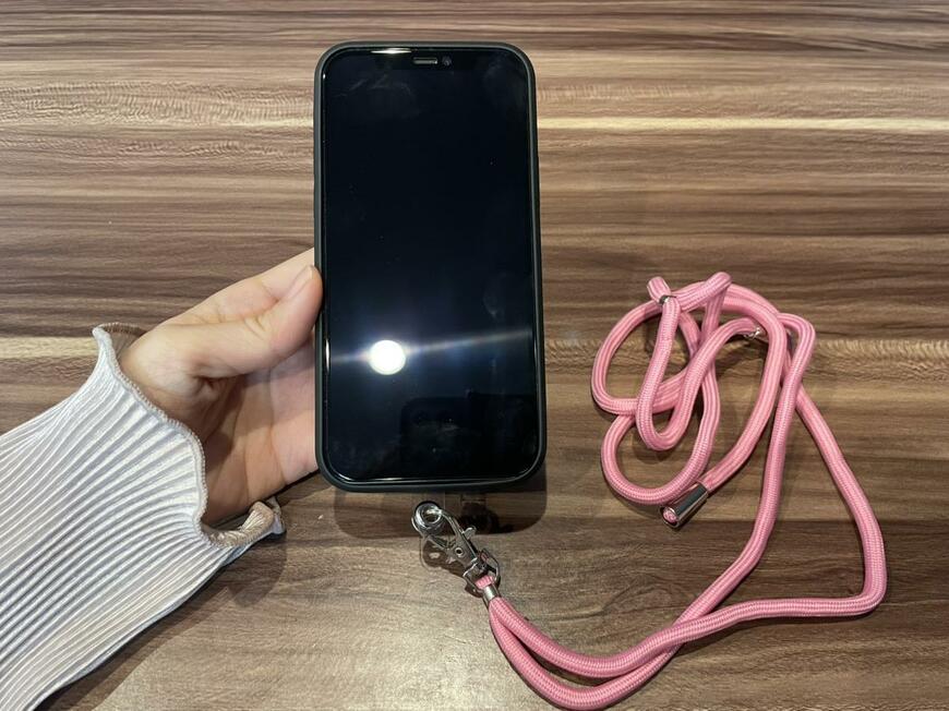 スマホ肩掛けストラップくすみカラー