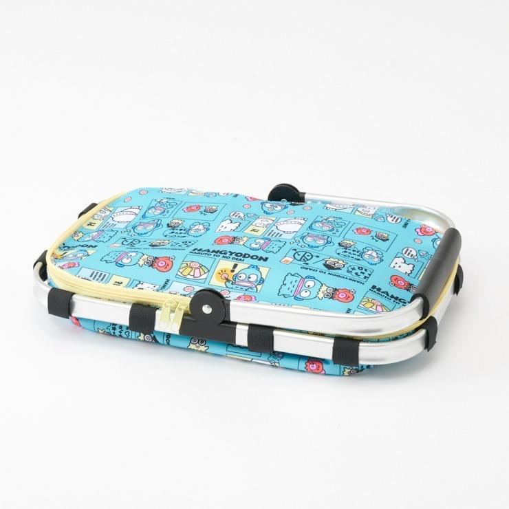 しまむら、ハンギョドンの アルミフレームバッグを畳んだときの画像