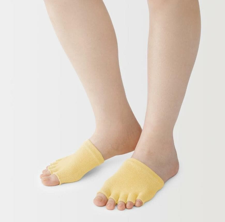 無印良品、さらっと綿　5本指　パーツソックス商品画像
