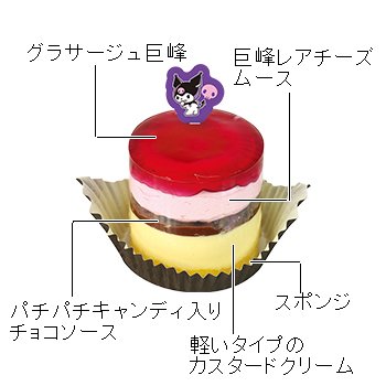 チョコソースにしのばせたパチパチキャンディに注目