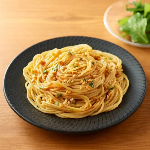 あえるだけのパスタソース　ひきわり納豆とだし醬油