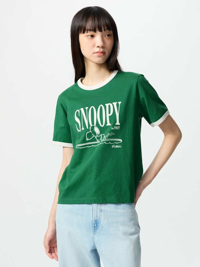 グリーンカラーにホワイトの縁取りがおしゃれ