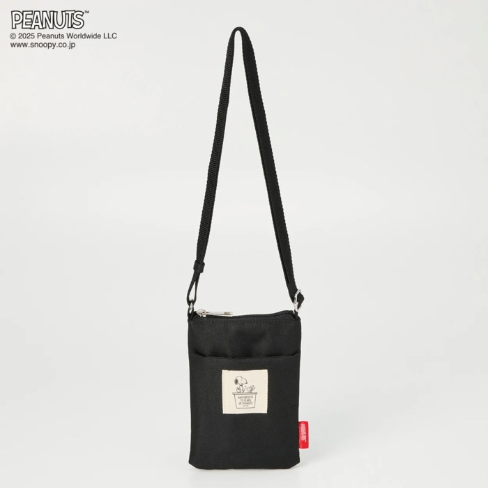 ピーナッツ75周年 ショルダー縦型ポーチ