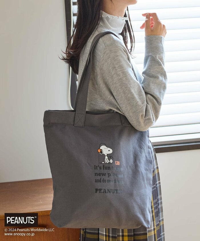 スヌーピー/トート スミクロ