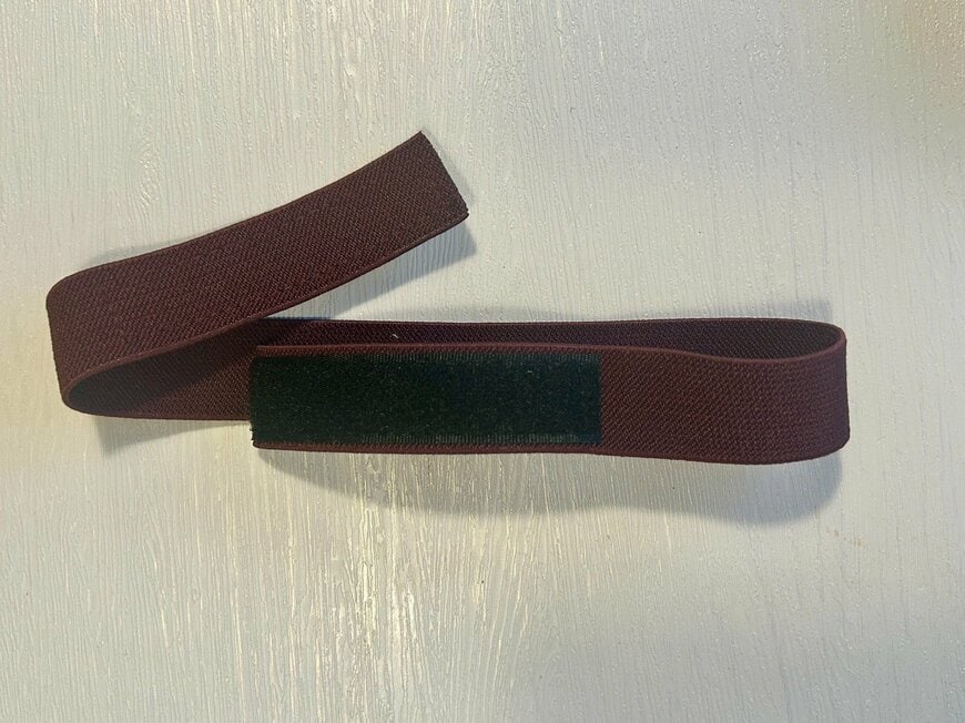 「面ファスナーなのであと少しきつく、少しゆるめになど微調整が簡単」