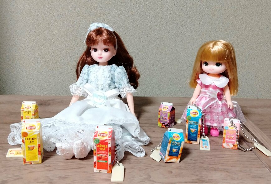 筆者撮影（株式会社バンダイ、Lipton Tea miniature charm-リプトンティーミニチュアチャーム-3）