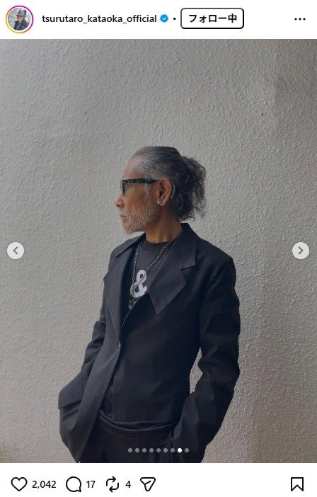 出所：片岡鶴太郎のInstagram（＠tsurutaro_kataoka_official）　参照日：2026年4月7日