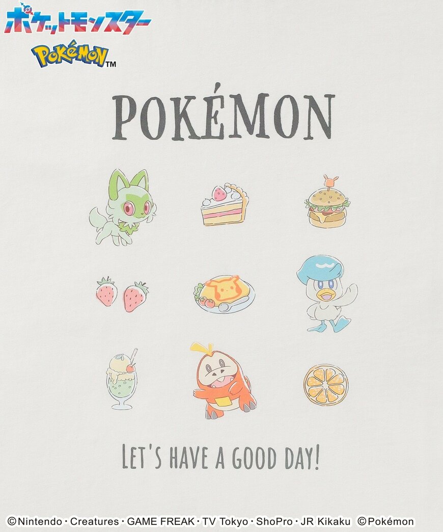 ハニーズ公式　ポケモン／ゆるＴシャツ