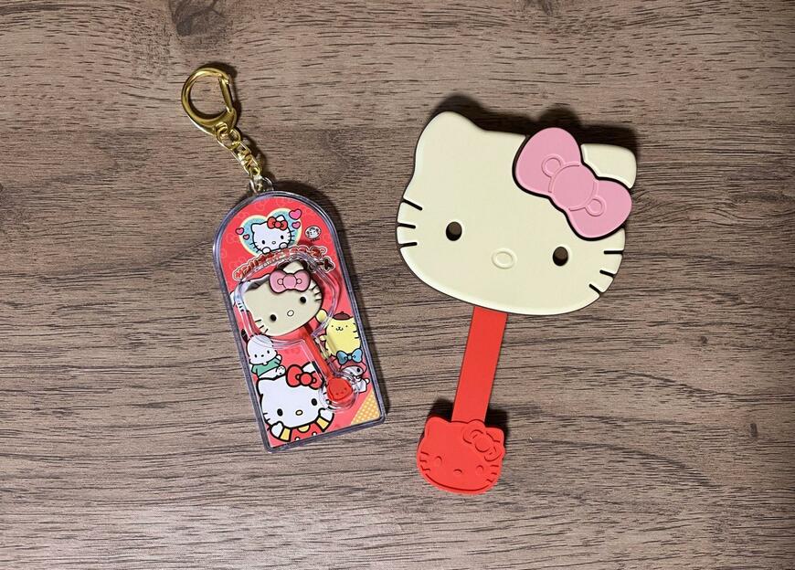 ブルーブルーエ、サンリオキャラクターズチョコレートハンドミラー・サンリオキャラクターズチョコレートマスコットチャームの画像