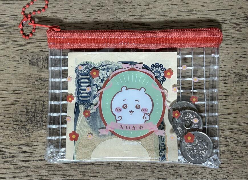 セリア、ちいかわ ミニメッシュポーチ 2の画像