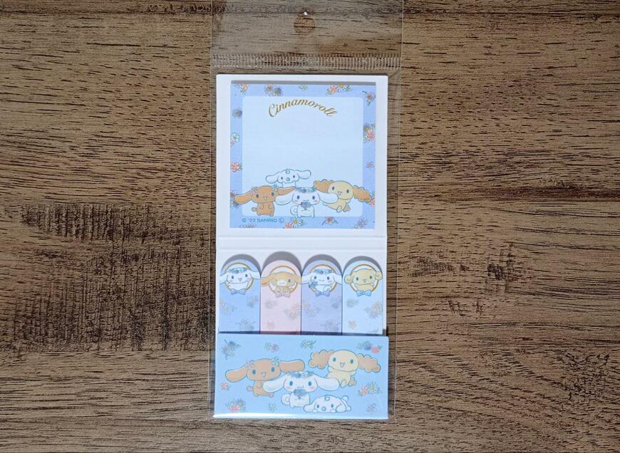 キャンドゥ、付箋セットシナモロール画像