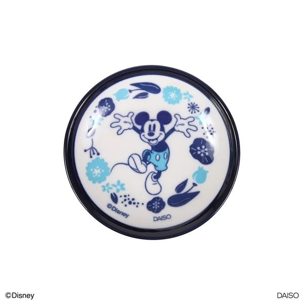 ダイソー　豆皿、８ｃｍ（ミッキー／ミニー）ＦＷ