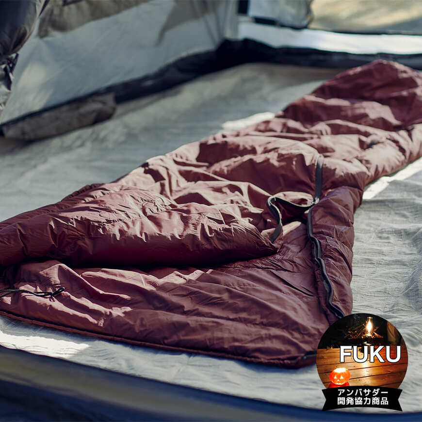 保温性の高いシュラフで、-2度の寒さでの使用が可能です