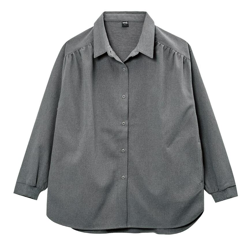 ワークマン公式、レディース撥水シーンレスギャザーブラウス