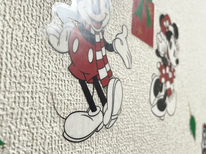 しばらく経ってもシールはしっかり密着してくれていました