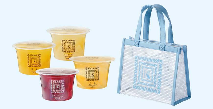 出所：株式会社紀ノ國屋　カップゼリーセット（クリアバッグ付き）