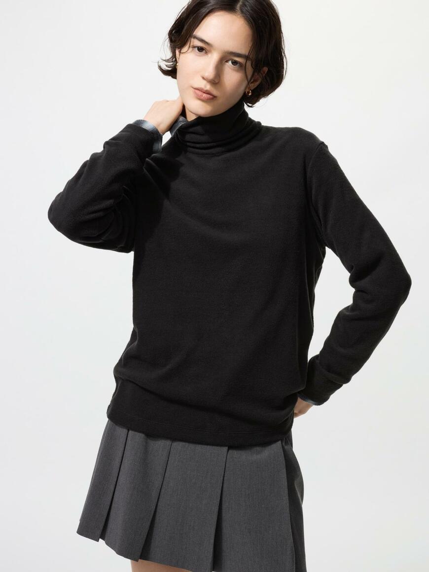 出所：ユニクロ公式 ヒートテックフリースタートルネックT