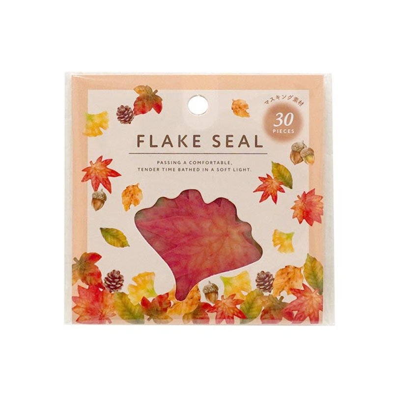 出所：Can★Doネットショップ フレークシール　秋のいろどり