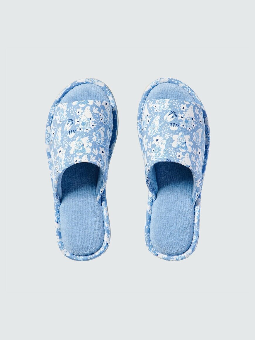 ユニクロ公式　ムーミンオープントゥルームシューズ