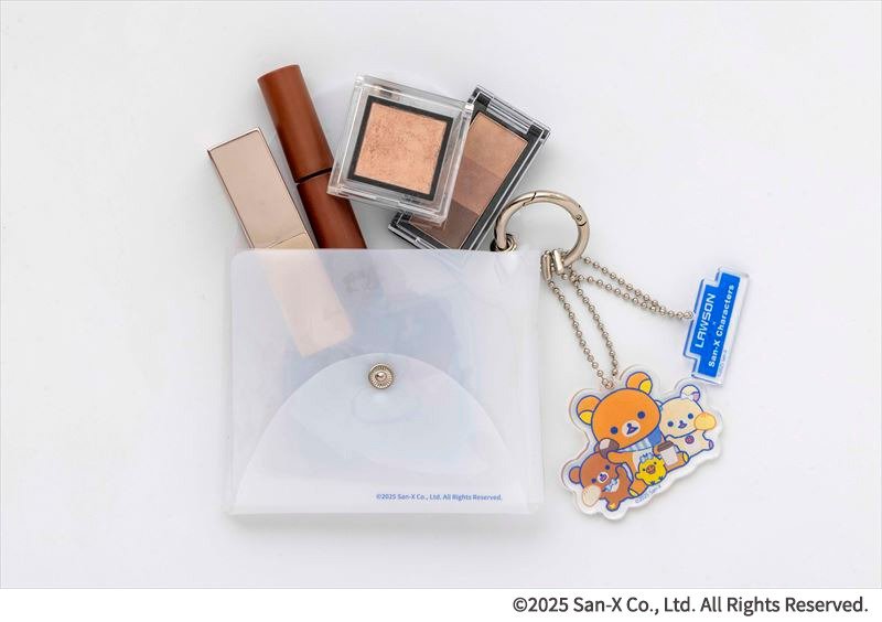 株式会社ローソン　チャーム付きクリアポーチBOOK　リラックマ／すみっコぐらし／オールスターズ