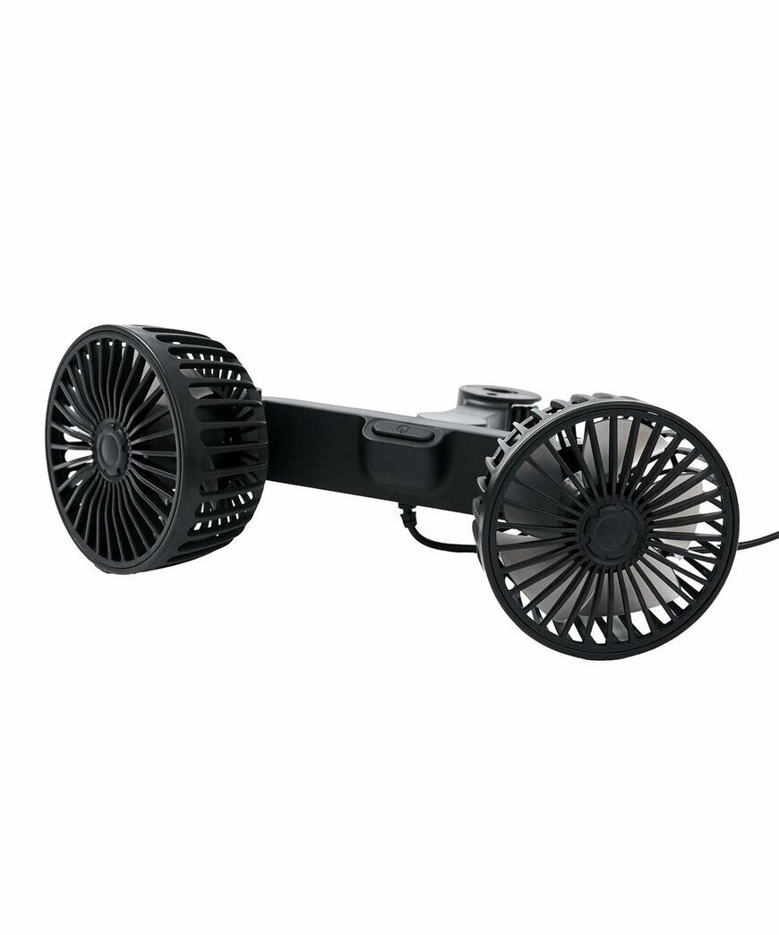 出所：3COINS公式　後席用ツインファンサーキュレーター