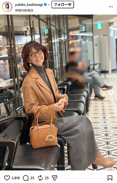 柏木由紀子のInstagram投稿