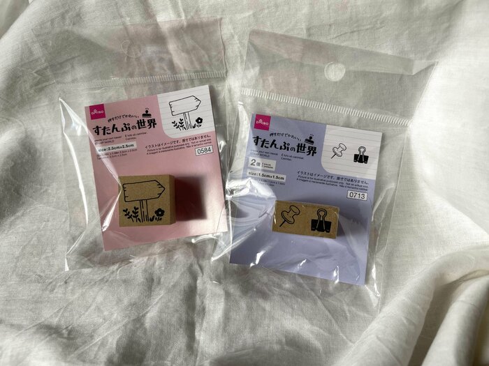 ダイソーの「すたんぷの世界」