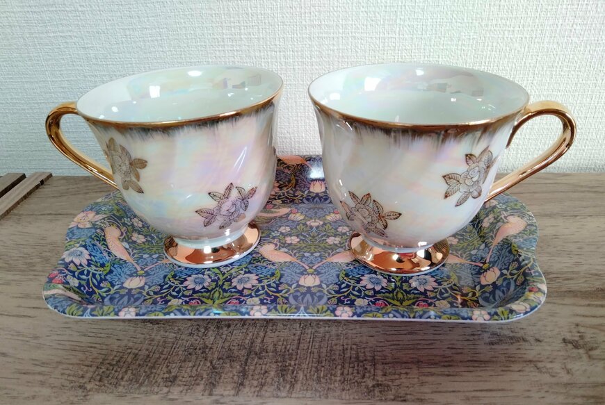 筆者撮影（セリア、トレー ウィリアム・モリス）