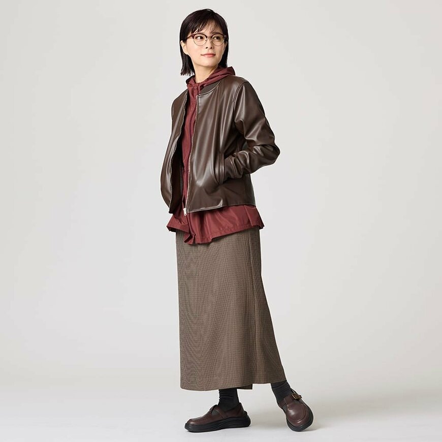 出所：ワークマン公式　レディースフェイクレザーウォームジャケット