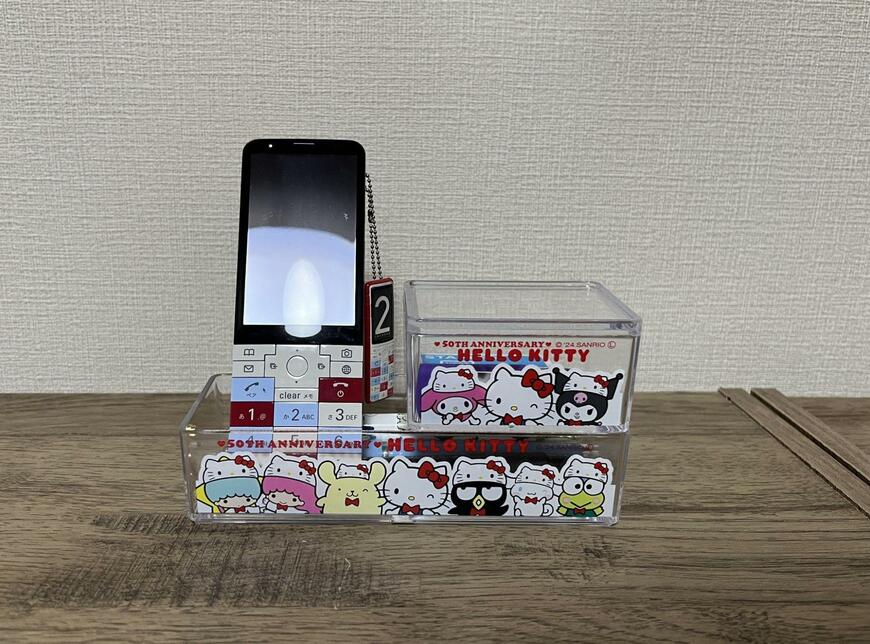 筆者撮影（ダイソー、システムケース M M/X 50周年 38911・システムケース S M/X 50周年 38910）