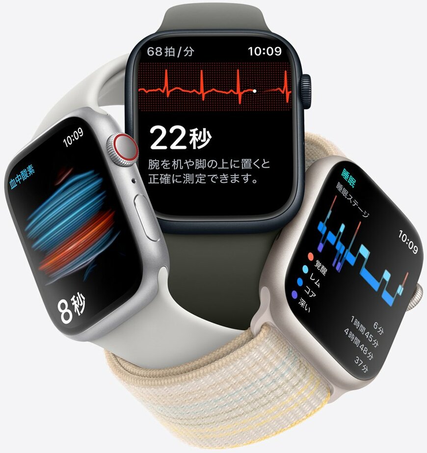 出所：Apple公式「Apple Watch Series 8」