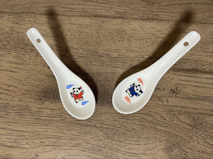 キャンドゥ、開心パンダレンゲ赤・開心パンダレンゲ青画像