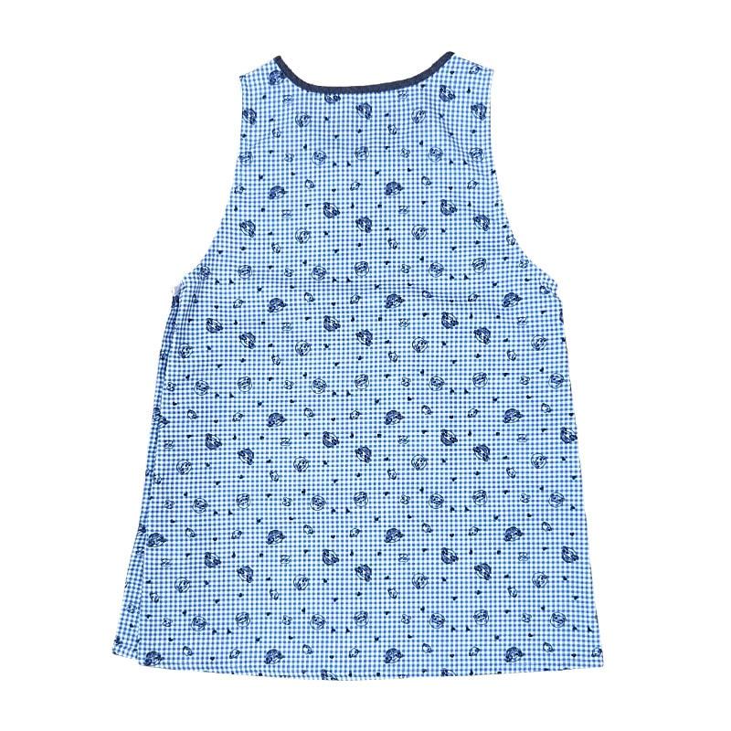 ペコ＆ポコ　ギンガムチェック柄エプロン