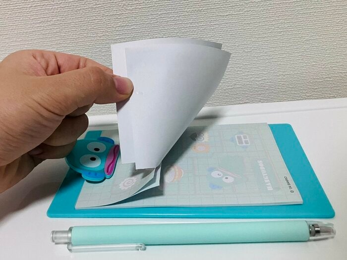 普通紙2枚までしっかり刃が通りました